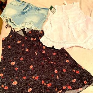 Target brand clothes - never worn. Tags on 2 items